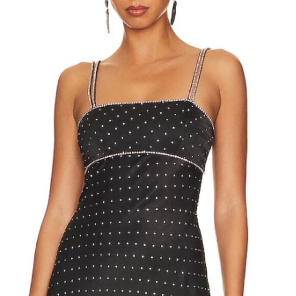 NWT Revolve L’Academie Emme Midi Dress in Black XS - Picture 3 of 15